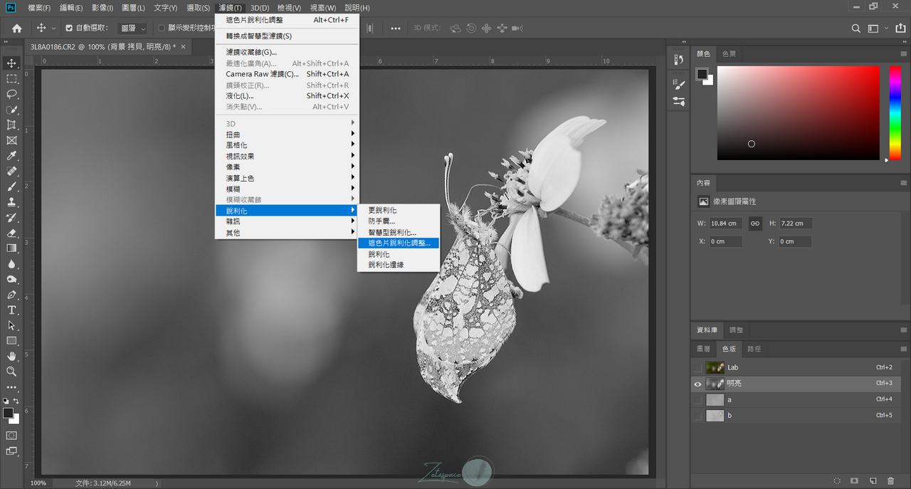 PhotoShop 教學 | 遮色片銳利化一分鐘給你清晰的相片