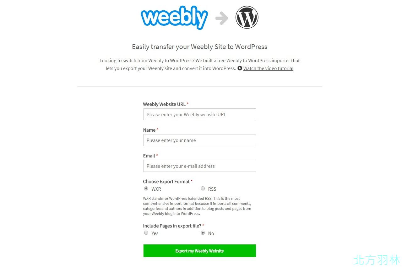 如何將Weebly部落格轉移到WordPress