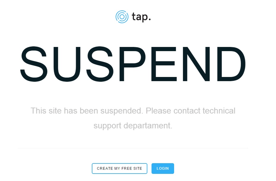 tap suspend